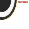 Afbeelding van Telefunken LED buitenwandlamp, 1-vlam, met backlight effect, 15W, 2000 lumen, IP44, rond, Ø 28cm