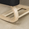 Afbeelding van Vinsetto Ergonomische Kniestuhl, Gezondheidsstoel voor Thuiswerk, Zwart