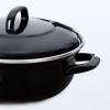 Afbeelding van BK Fortalit Emaille Braadpan 36cm/7.5L – Inductie – Ovenbestendig tot 230 graden – Zwart/Blauw