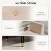 Afbeelding van HOMCOM Zitbank 107B x 42D x 65H cm - Beige