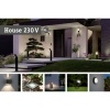 Afbeelding van Ronde LED-tuinspots IP65 92mm 3000K 3x3,5W 230V Zwart Aluminium