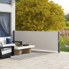 Afbeelding van Outsunny Tuinscherm van polyester, aluminium, metaal in lichtgrijs