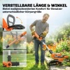 Afbeelding van Outsunny Accu-grastrimmer 21 V met 2 x 4,0 Ah lader, 25 cm maaibreedte, telescopische handgreep