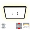 Afbeelding van Briloner Leuchten FREE - LED plafondlamp met achtergrondverlichting - 18 W - vierkant - wit-zwart