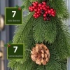 Afbeelding van HOMCOM Kerstguirlande PE 190L x 12B x 8T cm Groen