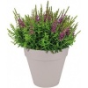 Afbeelding van Elho Loft Urban Rond 40 - Buitenbloempot - Ø 38,5 x H 35,3 cm - Warm grijs