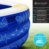 Afbeelding van KESSER® Opblaasbaar Zwembad voor Kinderen en Volwassenen 240 x 142 x 56 cm Familiebad Pool zwembadje