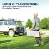 Afbeelding van Outsunny Witte Bierbank van Metaal en Kunststof