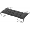 Afbeelding van Outsunny Zitkussen Polyester, Schuim - 100L x 40B x 10H cm - Donkergrijs