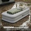 Afbeelding van Outsunny Luchtmatras - Kunststof - 190 x 97 x 39 cm - Grijs