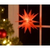 Afbeelding van Star-Max LED kunststof kerstster 35 cm rood