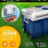 Afbeelding van Tillvex Elektrische Koelbox 40L met Wieltjes, 230V/12V, voor Auto en Camping, Koelt en Verwarmt