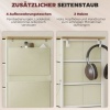 Afbeelding van HOMCOM Stoffen Ladekast - Vliesstof, Staal - 86L x 30B x 94,5H cm - Beige