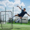 Afbeelding van HOMCOM - Voetbalkaatser met 4 verstelbare treden - Zwart