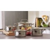 Afbeelding van Tefal Duetto+ Pannenset - 4-delig - Inductiegeschikt - RVS - Inclusief Deksel