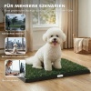 Afbeelding van PawHut Honden Toilet - Kunststof - 63 x 50,5 x 3,5 cm - Zwart