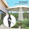 Afbeelding van Outsunny Tuinparasol - Metaal, Polyester - Ø270 x 219H cm - Crème