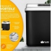 Afbeelding van Tillvex Elektrische Koelbox, 32L, Mini-koelkast voor Auto en Camping, Antraciet