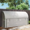 Afbeelding van Outsunny Kunststof en staal, wit - 300L x 80B x 157H cm - Kweekkas