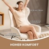 Afbeelding van HOMCOM Accentstoel Polyester 74,5L x 70B x 103,5H cm Crèmewit