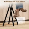 Afbeelding van Homcom Barkruk - MDF, staal - 34L x 30B x 70H cm - Zwart