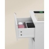 Afbeelding van VASAGLE Nachtkastje set van 2 met 3 laden, 2 AC-stopcontacten en 2 USB-poorten, modern wit