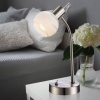 Afbeelding van GLOBO LED-spotlight ELLIOTT mat nikkel 54341-1T