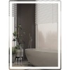 Afbeelding van HOMCOM badkamerspiegel - glas en kunststof - 80L x 60B x 4H cm - zilver