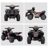 Afbeelding van HOMCOM elektrische quad kinderauto 6V met LED koplamp voor 18-36 maanden, zwart 66 x 44 x 42 cm