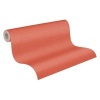 Afbeelding van A.S. Création Effen oranje zalm rood Nara 387458 Uni vliesbehang 10,05 m x 0,53 m