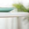 Afbeelding van HOMCOM - Eettafel van MDF en staal - 70x70x75 cm - Wit