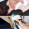 Afbeelding van KESSER® Mobiele massagestoel, inklapbaar en in hoogte verstelbaar, 3 zones, massagebed, massagetafel