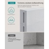 Afbeelding van SONGMICS Smalle rolkar met wielen en 4 laden, ruimtebesparend, grijs, 45,2 x 17,3 x 84 cm