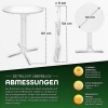 Afbeelding van tillvex® Gastro statafel, inklapbaar, 60 cm diameter, met hoes, weerbestendig, rond