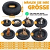 Afbeelding van LOVPET® Hondenbed / Hondenmand / Hondenkussen Kattenbed Bagel, Afwasbaar, Incl. Kom + 3x Kauwbotjes,