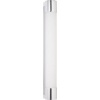 Afbeelding van BRILLIANT Horace LED wandlamp wit/chroom | 10W geïntegreerd, 1300lm, 4000K, IP54