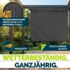 Afbeelding van tillvex® Verticale zonwering 200 x 250 cm, waterdicht, voor binnen en buiten, met handslinger