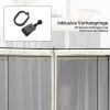 Afbeelding van Outsunny - Klamboe voor 3 x 3 m Tuinhuisjes - Beige
