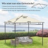 Afbeelding van Outsunny Vervangend Polyester Dak - 298L x 295B cm - Crèmewit