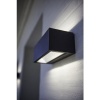 Afbeelding van LUTEC Gemini Medium - Buitenwandlamp - Up & Down - Aluminium - LED - 1230 Lumen - Donkergrijs