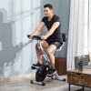 Afbeelding van HOMCOM fitnessfiets - staal/kunststof - 43 x 97 x 109 cm - zwart en grijs