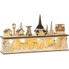 Afbeelding van HOMCOM Kerstdorp met LED-verlichting 830-516V00