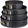 Afbeelding van 4-delige springvorm set - Ø 18/24/26/28 cm - anti-aanbak - hittebestendig tot 250°