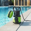 Afbeelding van Outsunny Waterpomp van Kunststof - 16L x 14B x 27H cm - Groen