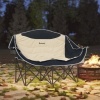 Afbeelding van Outsunny Campingstoel van metaal en Oxfordstof, Khaki