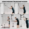 Afbeelding van SPORTNOW Gewicht Kabel Katrol Systeem Staal, Nylon 98L x 2,5B x 200H cm Zwart