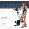 Afbeelding van HOMCOM fitnessfiets - staal/kunststof - 43 x 97 x 109 cm - zwart en grijs