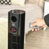Afbeelding van HOMCOM Zwarte ABS Torenventilator