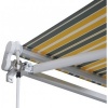 Afbeelding van Outsunny zonnescherm, Polyester Geel+Grijs - L2,95 x B2,45 m - Markies