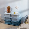 Afbeelding van HOMCOM - Speelgoedkast met afgeronde randen - 6 lades - Blauw